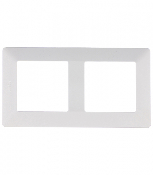 Рамка Legrand Valena LIFE 754002 двухместная универсальная белая