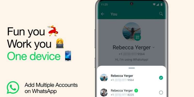 Довгоочікувана функція. WhatsApp дозволив одночасно відкрити два облікові записи на&nbsp;одному пристрої