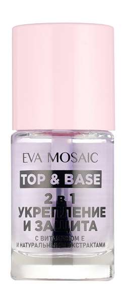 Eva Mosaic Top and Base Средство для ногтей Укрепление и защита 2 в 1&nbsp;Средство для укрепления и защиты ногтей