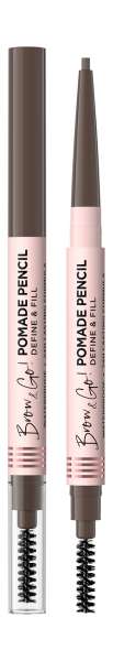 Eveline Brow & Go! Define & Fill Pomade Pencil&nbsp;Карандаш-помада для бровей | Taupe